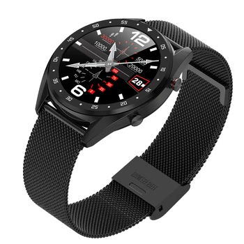 

L7 Color Screen Blood Pressure Heart Rate Monitor Smart Watch Pedometer Tracker 1.3inch Screen facebook whatapp ECG PPG