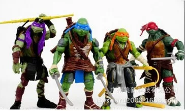 

2015 Film Version Teenage Mutant Ninja Turtles Live Version of Garage Kit Model Toy New 4-B-