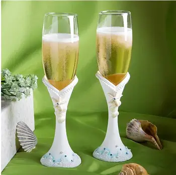 

Beach Theme Toasting Flutes (Set Of 2)