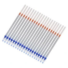 20 шт 0,7 мм наконечник гелевая Серебристая чернильная ручка Замена