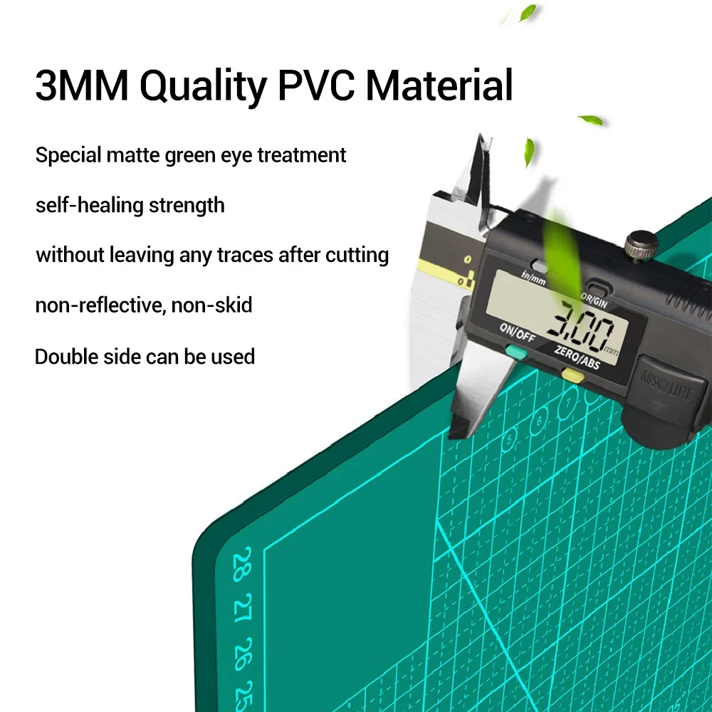 A3/A4 двусторонний ПВХ коврик для резки Лоскутная самовосhealing вающаяся разделочная доска коврик DIY кожаный инструмент для художественного шитья кожевенное ремесло резка