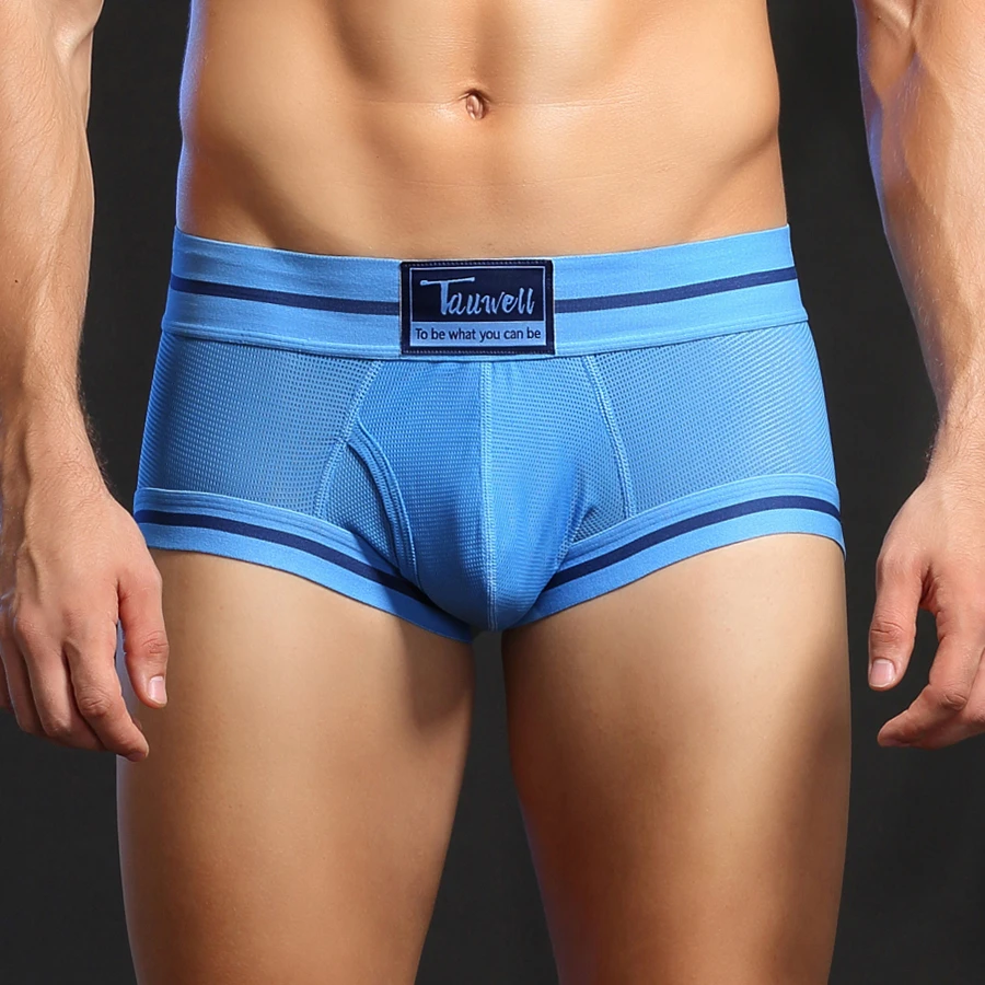 New Sexy Men's Underwear Boxer Shorts Comfortable Breathable Slim Trunk Underpants Solid Color Boxers Male Intimates boxer pants