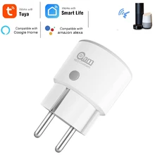 NEO Coolcam-enchufe inteligente WiFi de 16A, salida inteligente inalámbrica con Monitor de energía, Compatible con Alexa Echo,Google Home,IFTTT