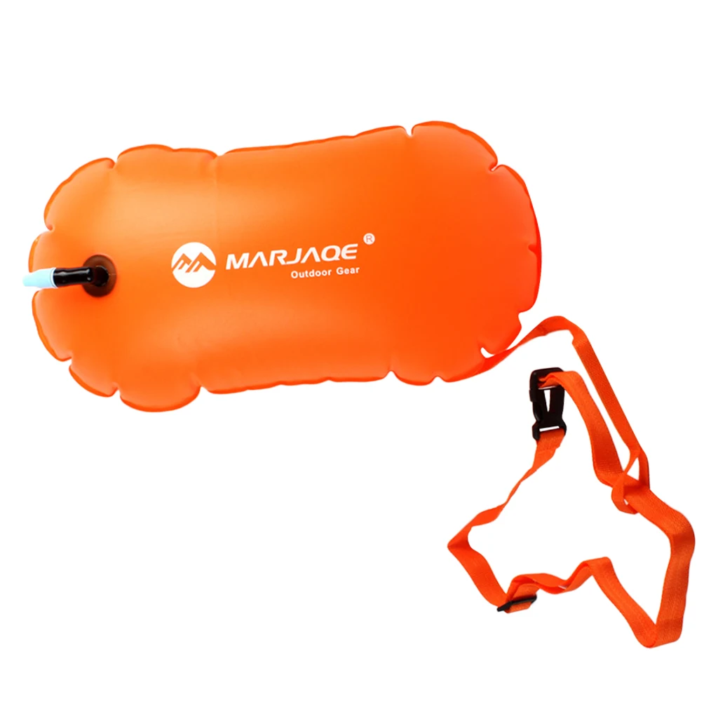 

Pro Swim Buoy Safety Float with Adjustable Waist Belt for Swimming Training and Racing - High Visible & Durable