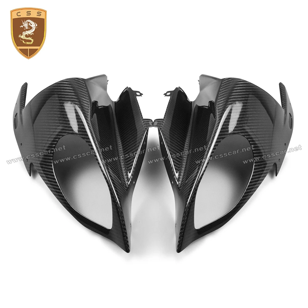 

Запчасти для мотоциклов CSSCAR 2015-2019 BMW 1000RR Передняя обтекатель КУЗОВ гоночный углеродное волокно передняя фара Cowl обтекатель