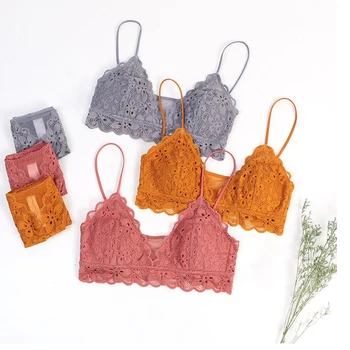 

HONVIEY New Style Rimless Thin Section Grey Underwear Set Female Gather Up Lingerie Sets Comfortable Breathable Sexy Bra Set