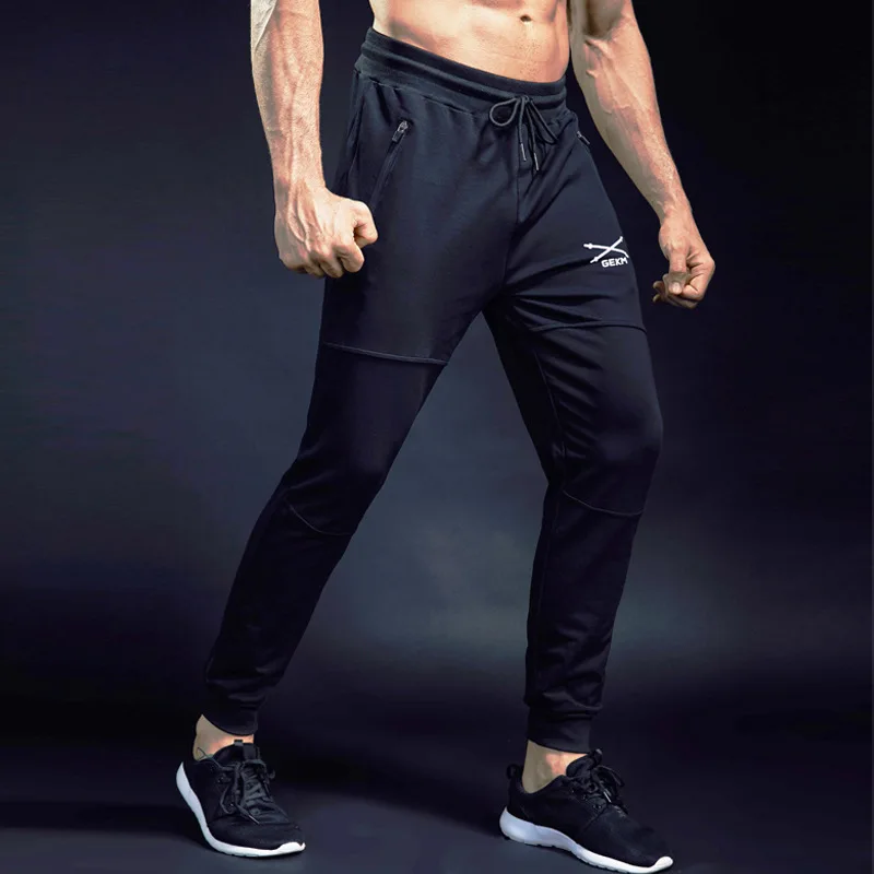 

2018 Muscle Kid Brother Fitness New Style MEN'S Sports Trousers Closing Skinny Pants Running Fitness Trousers Men's