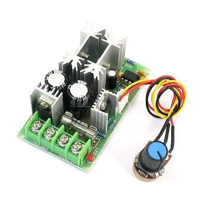 

DC 10-60V 20A 1200W PWM Motor Speed Control Module w Rotary Potentiometer