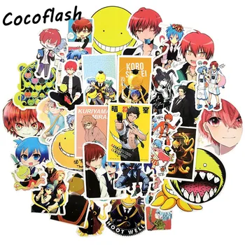 

NEW 50Pcs/lot Assassination Classroom Stickers Toys Anime Series Cartoon Sticker Kids Party Gifts For Luggage Decal Pegatina