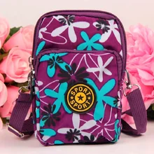 Холщовый женский кошелек для монет с цветочным принтом, Детский кошелек, маленький чехол для телефона, Детская сумка на плечо для денег, carteira feminina для девочек