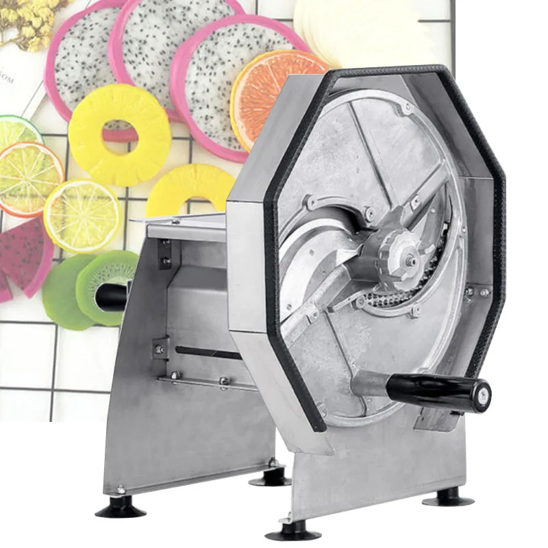 Маленькая мини машина для нарезки фруктов бытовая ломтерезка резак бананов киви