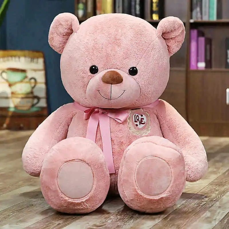 

Big Teddy Bear Plush Toy Lovely Huge Stuffed Soft Kawaii Doll Lover Room Decor Kids For Girlfriend Pillow Gift