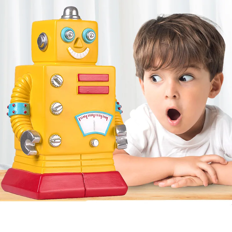 

Cartoon piggy bank child piggy bank is not desirable creative ornaments large can not enter the piggy bank boy gift
