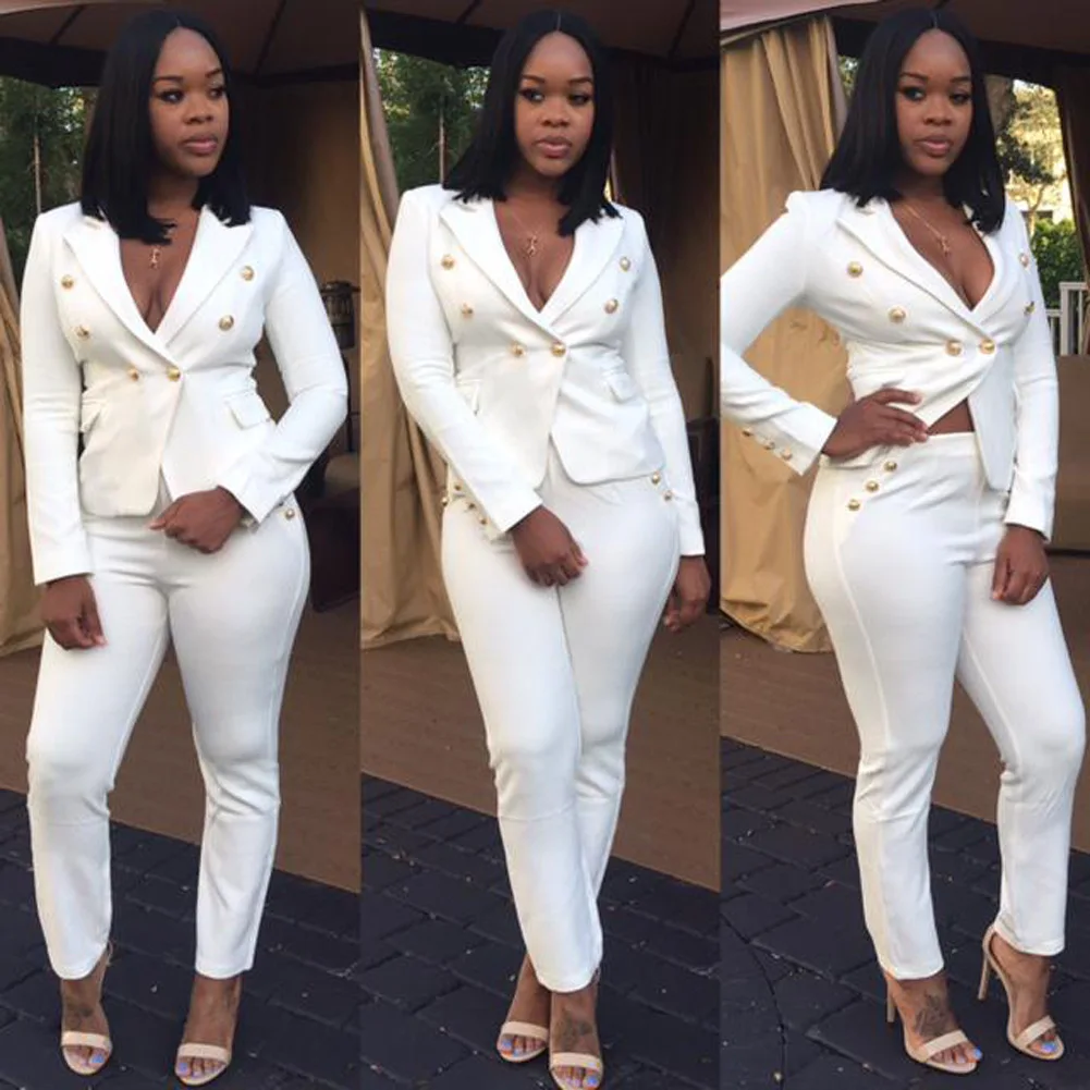 

2019 Autumn New Style Fashion Suit Two-Piece Set Supply