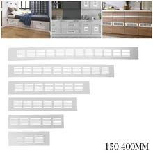 Ventilação de ar retangular do armário do armário da liga de alumínio das aberturas largas de 50mm para a ventilação da grade folha perfurada da cobertura