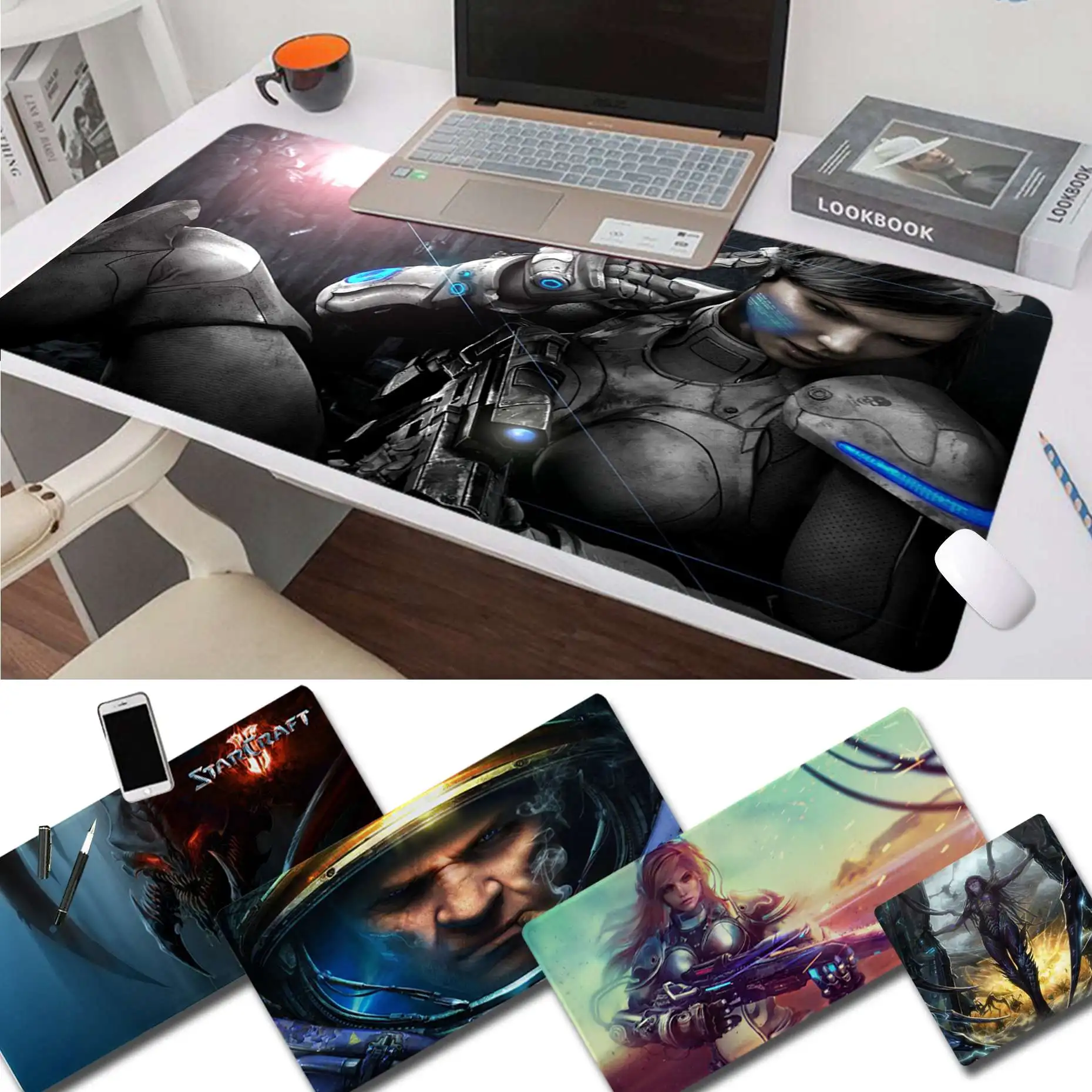 Maiya ваши собственные коврики Starcraft Gamer скоростные мыши розничная продажа