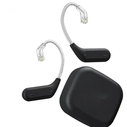 Az09 cabo de atualização sem fio bluetooth compatível com 5.2 de alta fidelidade gancho de orelha sem fio conector de pino c com caso de carregamento