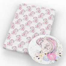 Новое платье для девочек с цветочным узором 50*145 см полиэстер хлопковая ткань набойки лоскутного шитья ткани для пэчворка рукоделие "сделай сам", c2684