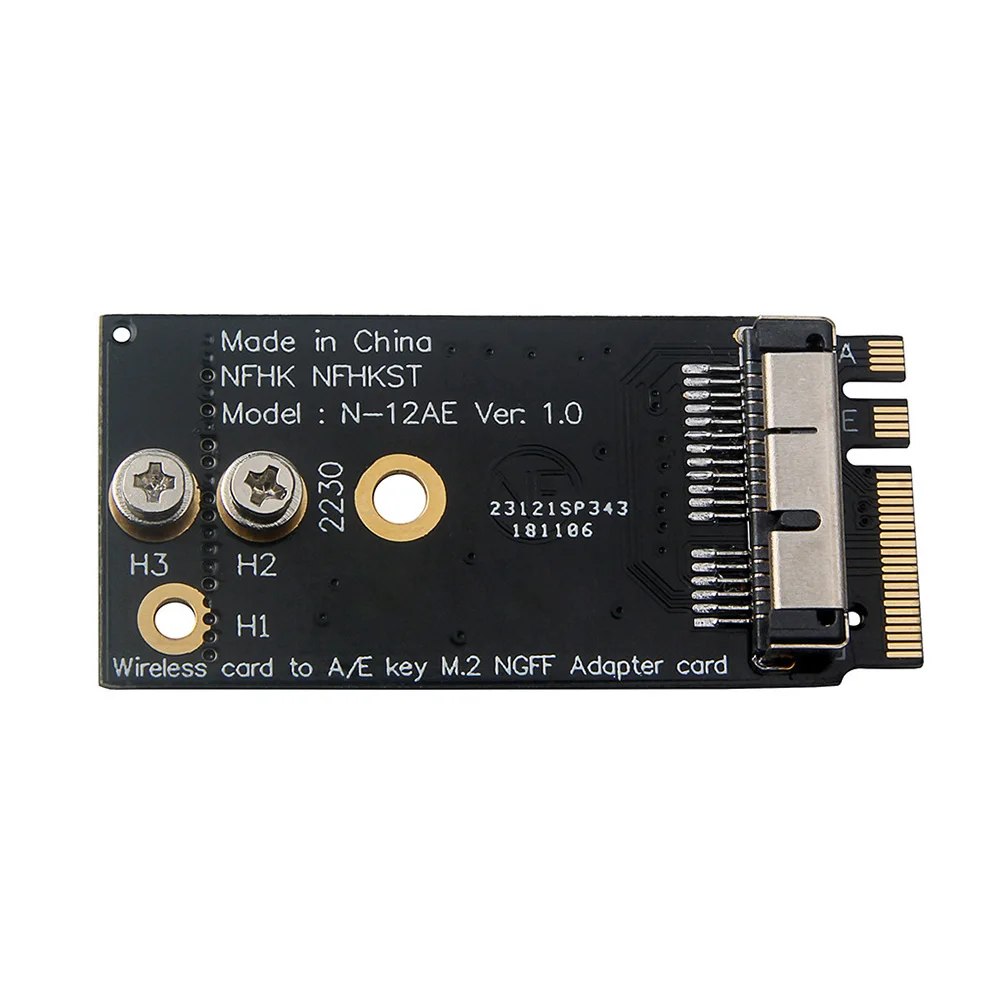 

BCM94360CS2 To M2 Accessories Durable WIFI Lightweight Network Sensitive Wireless Card Module Portable Stable 12+6 Pin Key A E