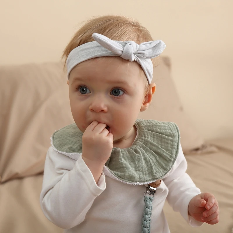 Baby Feeding Drool Bib Collar Decoration Saliva Towel Soft Cotton Scarf Burp Cloth for Newborn Toddler Gifts feeding bib
