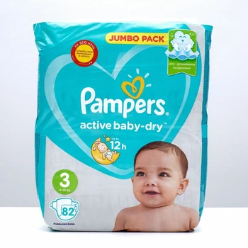

Diapers "Pampers" Active Baby-dry Midi (6-10 kg), 82 pcs 1156449