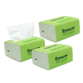 

3 Bag Dissolve Fast Pull Paper Raw Pulp 3 Layers Raw Materials No Whitening Agent Natural Soft White Not Easy To Spread