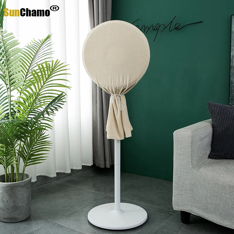 All-inclusive round electric fan cover dust cover square fortune fan floor-standing tower dust desktop