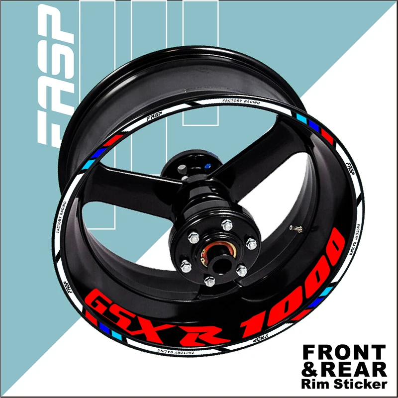 Für Suzuki Gsxr 1000 Motorrad Felge Aufkleber Decals K8 K7 K9 K6 K5 K1 K2 K3 2018 2009 2008 2003 2006 2011 2001 2007 2015