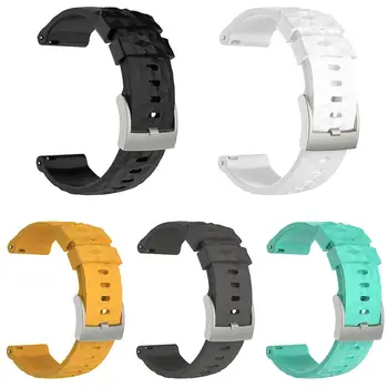 

24Mm Soft Silicone Replacement Wrist Strap Watch Band For Suunto Spartan Wrist HR Baro Amber Watch