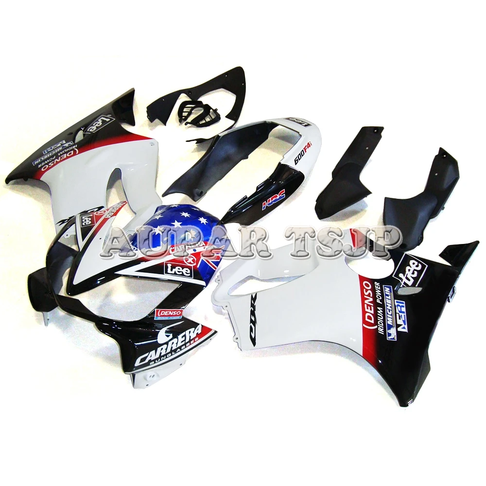 

ABS Plastic Motorcycle Fairings for Honda CBR600F4i 2004 2005 2006 2007 Panels Injection F4i 04 05 06 07 Bodywork White Black