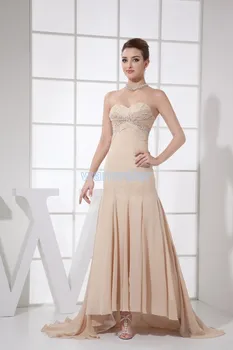 

free shipping 2018 sexy sweetheart long prom party formal gown custom chiffon mermaid lace bridesmaid dresses