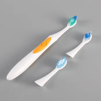 

Electric Toothbrush Ultrasonic Eectric Tooth Brush Sonic Toothbrush Adults 3pcs Different Type Heads Nano Extra Soft