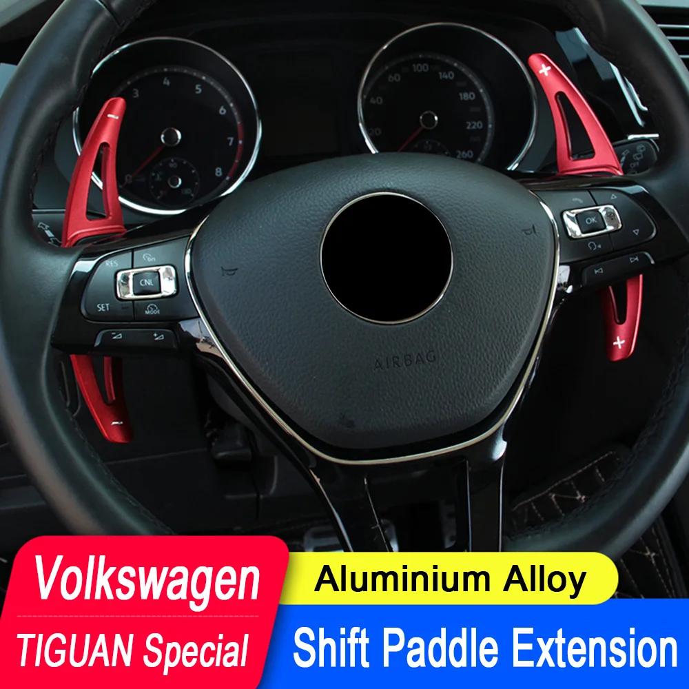 Для Volkswagen Tiguan вариант GTE Golf7 Alltrack автомобиль подрулевые лепестки DSG сдвиг Paddle Shifter расширение алюминиевого сплава