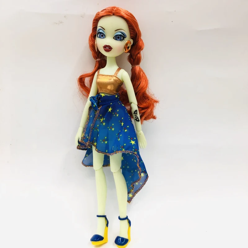 3D глаза модная фигурка BratzDoll Волшебная девочка и красивая одежда нарядная игрушка лучший подарок - Цвет: D