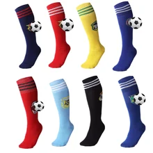Профессиональные носки для взрослых и детей для футбольного клуба длинные чулки до колена дышащие нескользящие спортивные тренировочные носки для бега Профессиональные носки для взрослых и детей для футбольного клуба длинные чулки до колена дышащие нескользящие спортивные тренировочные носки для бега