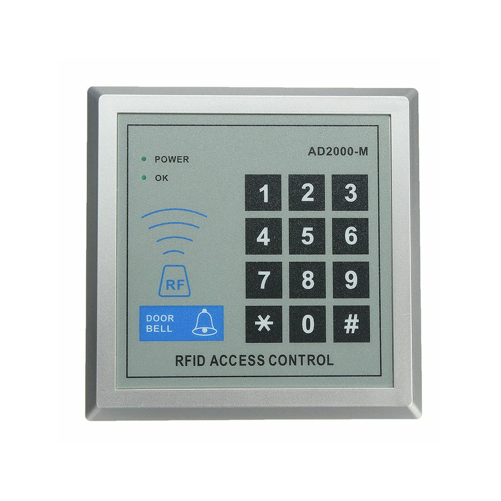 Безопасность RFID Бесконтактный входной замок система контроля доступа 500 пользователя+ 10 ключей