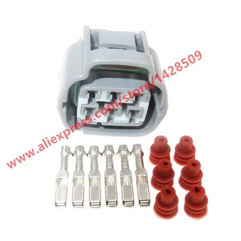 

5 Sets 6 Pin Auto Accelerator Throttle Pedal Connector Female Waterproof Plug 90980-11034