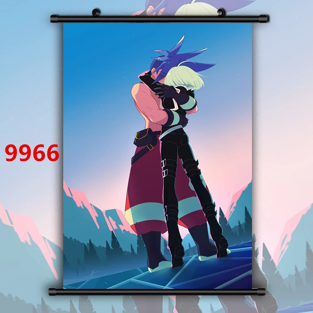 Promare YAOI Galo Thymos x Lio Fotia Аниме Манга HD Печать настенный плакат свиток - Цвет: 9966