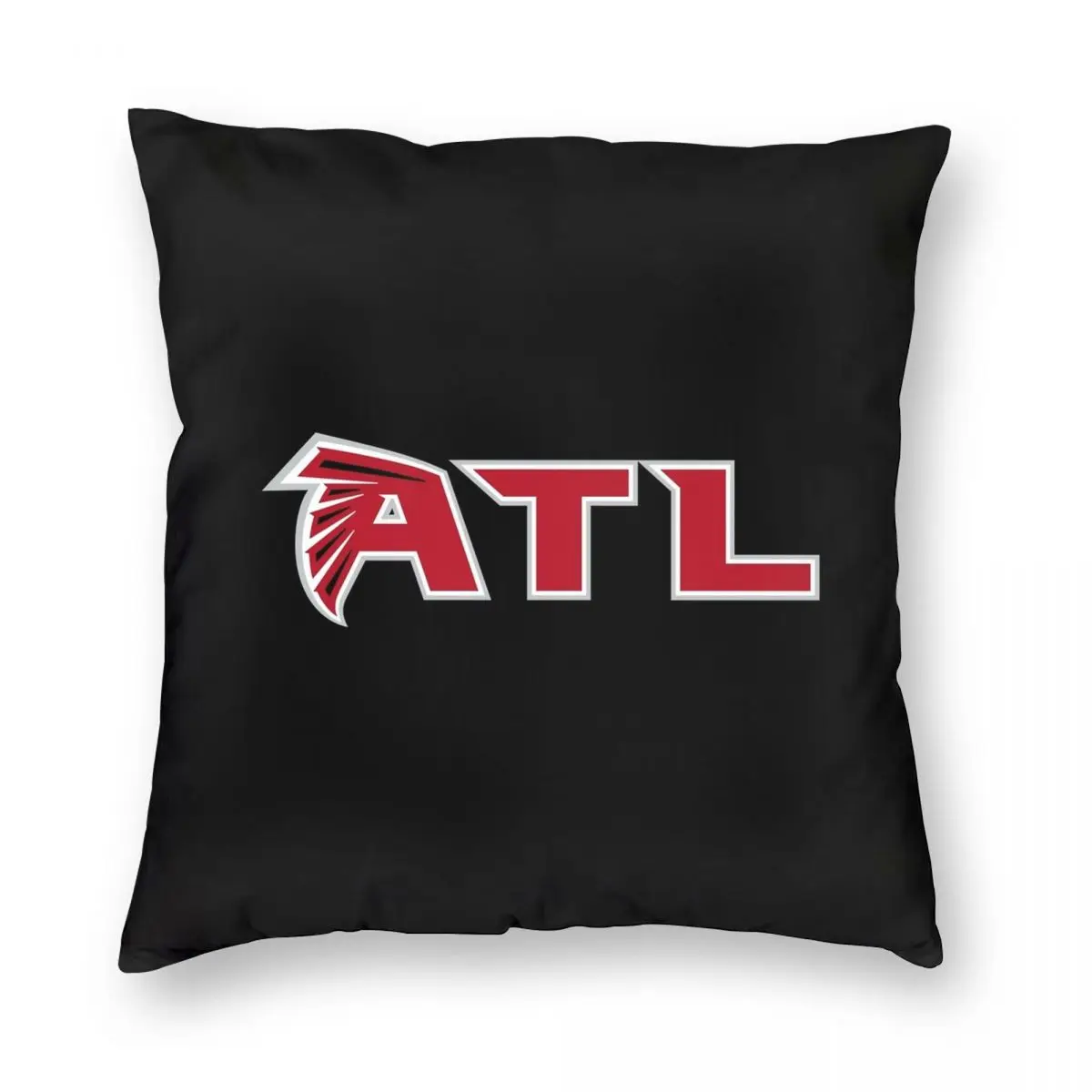 

ATL 2 Square Pillowcase Polyester Linen Velvet Pattern Zip Decor Home Cushion Case 18"