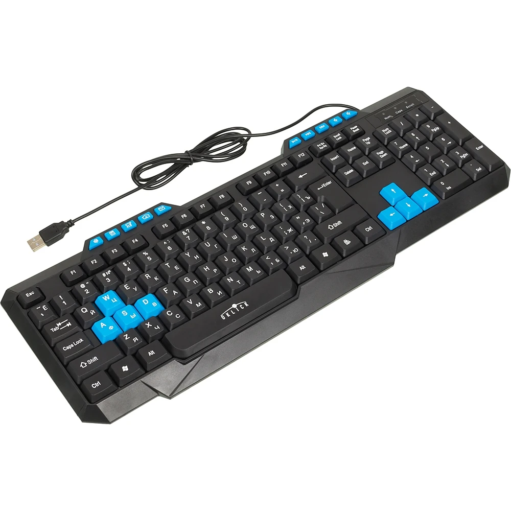 Клавиатура OKLICK 750G FROST WAR, черный