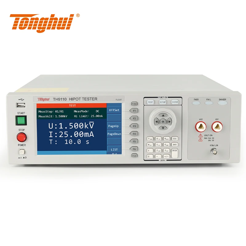 TONGHUI Tonghui Electronics TH9110/9110A программируемый тестер изоляции выдерживаемого
