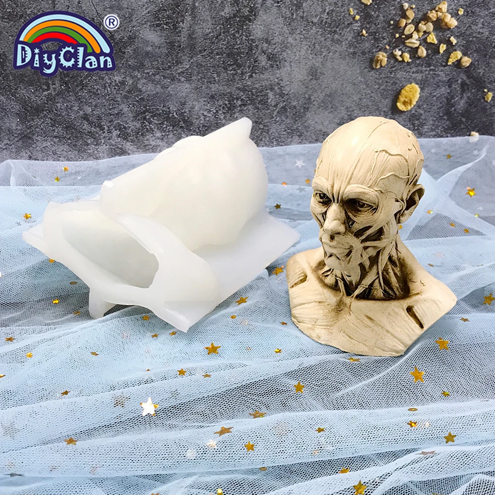 Skeleton Head Drawing 3d
