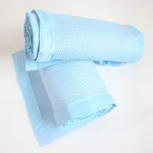 4-сторонние Детские Обувь с дышащей сеткой кроватки лайнер младенческой кроватки бампер, детское легкое сеточное платье бампер кроватки лайнер комплект для детской кроватки, Постельный набор протектор