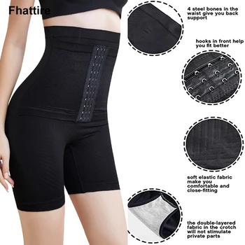 

Womens Firm Tummy Control Butt Lifter Shapewear High Waist Shaper Shorts Mid Thigh Slimmer Girdle Panties with Hook panty