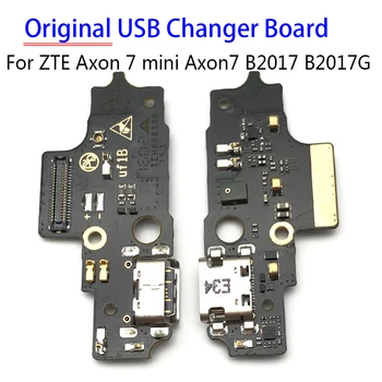 

Original For ZTE Axon 7 mini Axon7 B2017 USB Charging Port Board Charger Dock Connector Plug Flex Ribbon With Mic Microphone