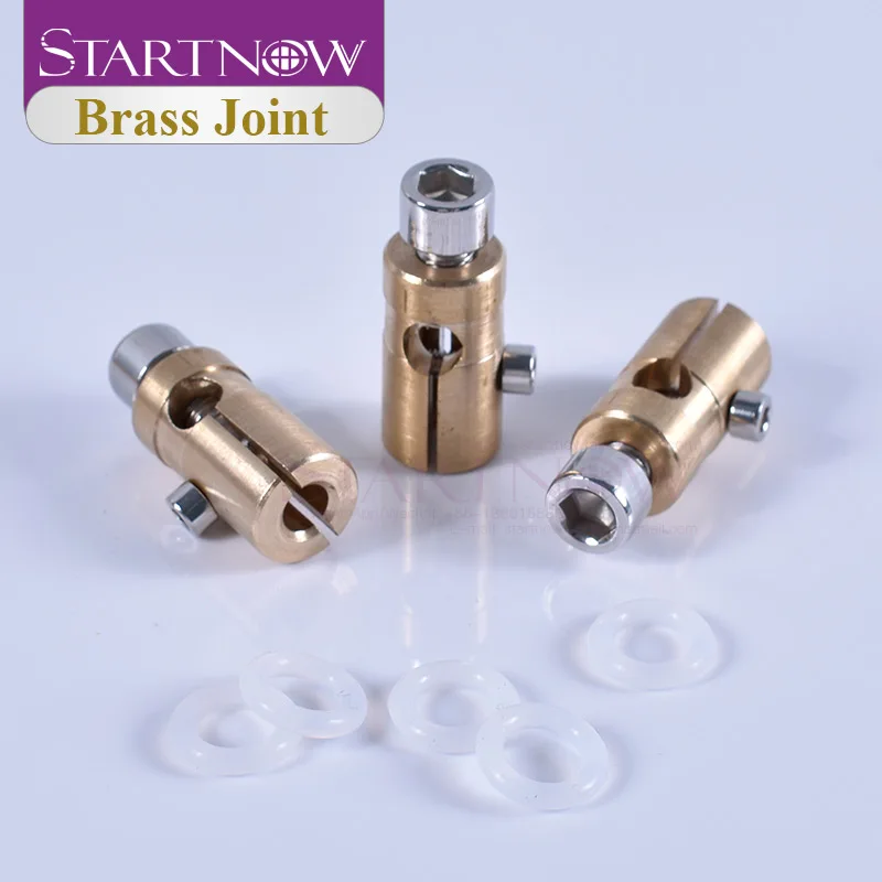 Brass Joint Inner Dia. 5mm 6mm Electrode End Chuck Xenon Krypton Lamp 1064nm YAG Fiber Laser Machine Spares