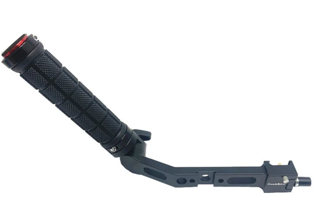 DSLR Camera Stabilizer Ronin S Handle Grip Handgrip for DJI RoninS can Adjust 180 Degree with Cold Shoe Monitor Video Light Mic black