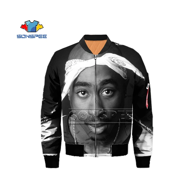 20 Мужская куртка с 3D-принтом раппер, женская модная футболка с рисунком 2pac Tupac/Biggie Smells, Harajuku, футболки, homme, куртка для полета - Цвет: 20