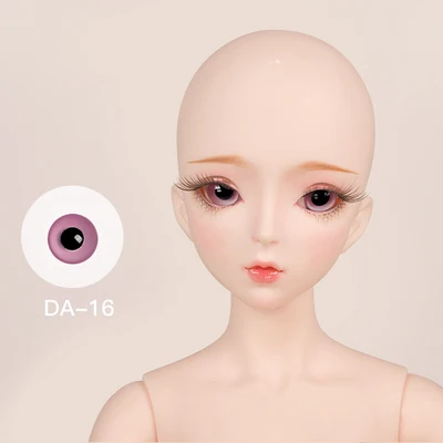 DBS 1/3 bjd кукла глазное яблоко 14 мм для 60 см bjd кукла, только глазное яблоко без куклы без головы - Цвет: DA16