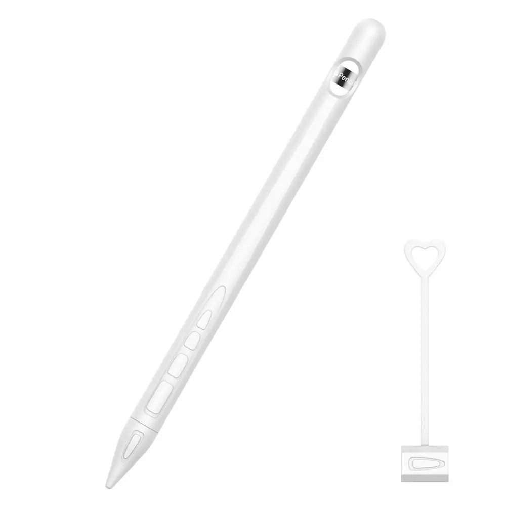 Силиконовый чехол подставка с держателем крышки для iPad Pro Apple Pencil 1 умные аксессуары с ручкой#813 - Цвета: WH